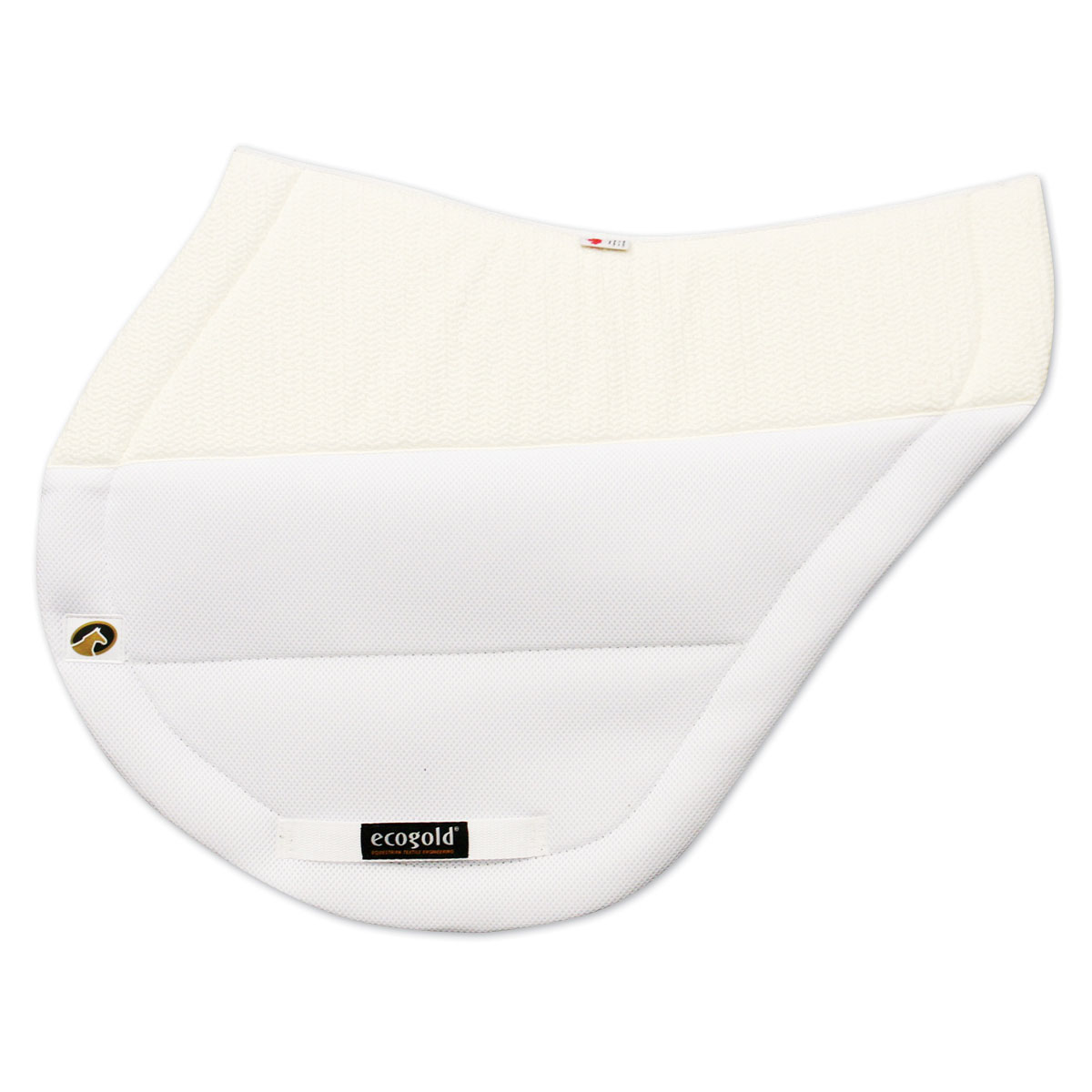 Yellow and White Chevron Western Saddle Pad