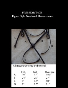 five star tack measurements