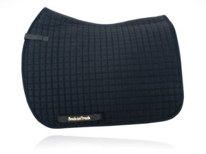 Back on Track Horse Saddle Pad Dressage black dressage