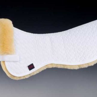 Christ lammfelle Half Pad with Standard Edge in White