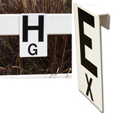 dressage letter rail hangers