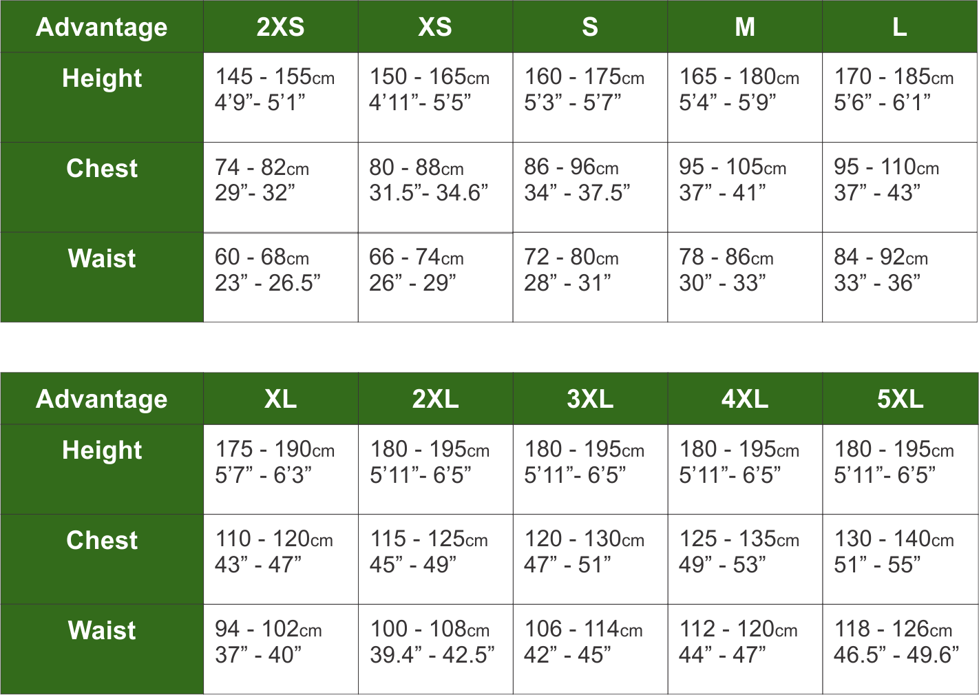 hit air advantage airbag vest sizing chart for 2013