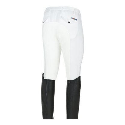 Horze Mens Grand Prix Full Seat riding Breeches - white