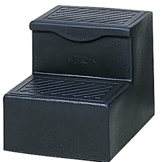 black portable mounting block