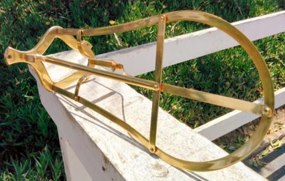 brass saddle rack wall mounted