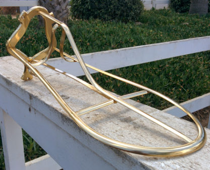 brass saddle rack