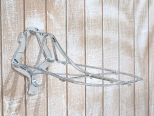 chrome saddle rack