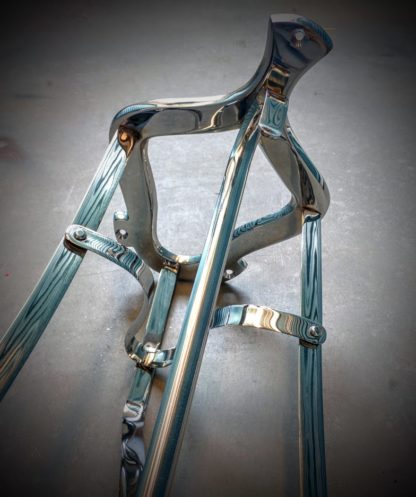 chrome saddle rack base