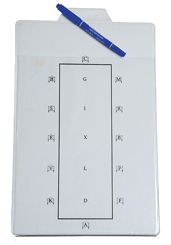 Dressage Test Practice Board