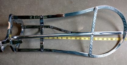 length of chrome saddle rack
