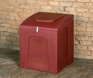 Durable Storage Bin, Rust and Rot Proof, Water Resistant