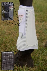 open front jump boots horse