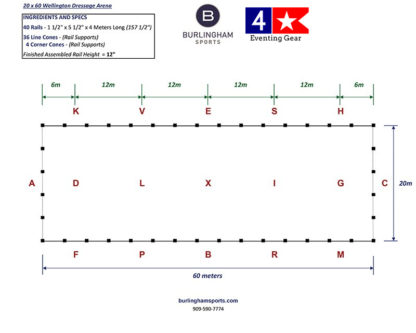 20x60 portable dressage arena