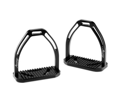 amerigo aluminum stirrups black