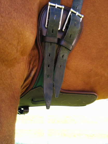 amerigo stud protector event girth with vibram brown