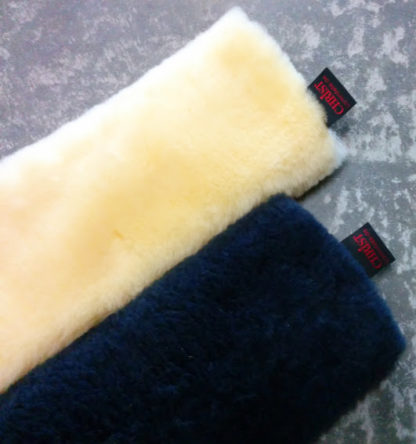 sheepskin girth cover dressage