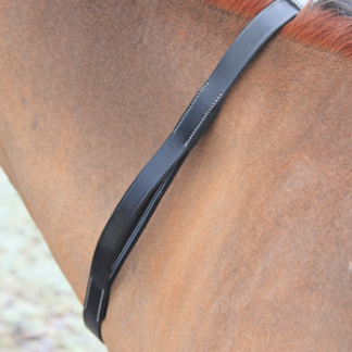 horse neck strap leather