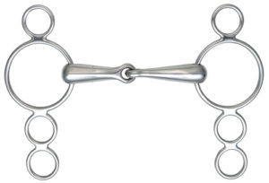 shires 3 ring gag bit