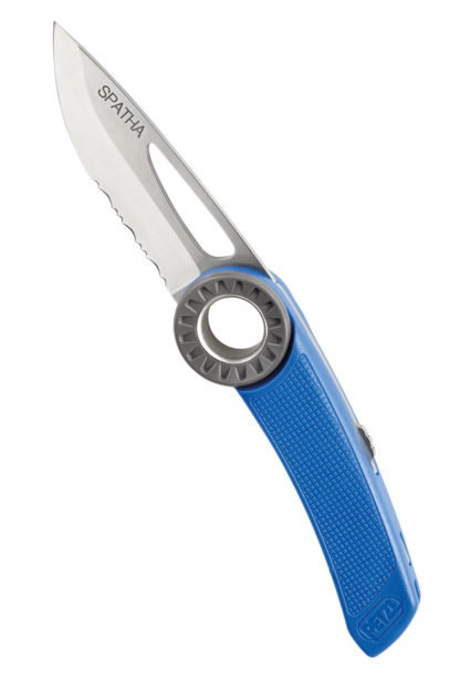 spatha knife open blue