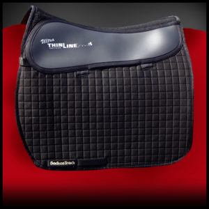 back on track contender saddle pad black