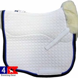 mattes eurofit dressage pad with blue pipe