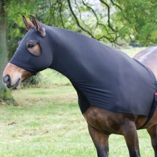 full face stretch hood horse neck cover