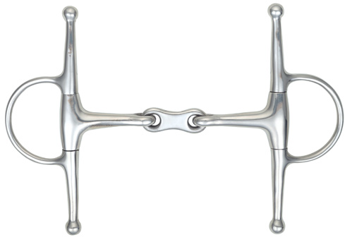 FULL CHEEK FRENCH LINK SNAFFLE 4.5 TO 6 INCH STAINLESS STEEL 