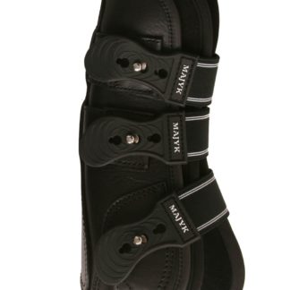 majyk Leather black boot front