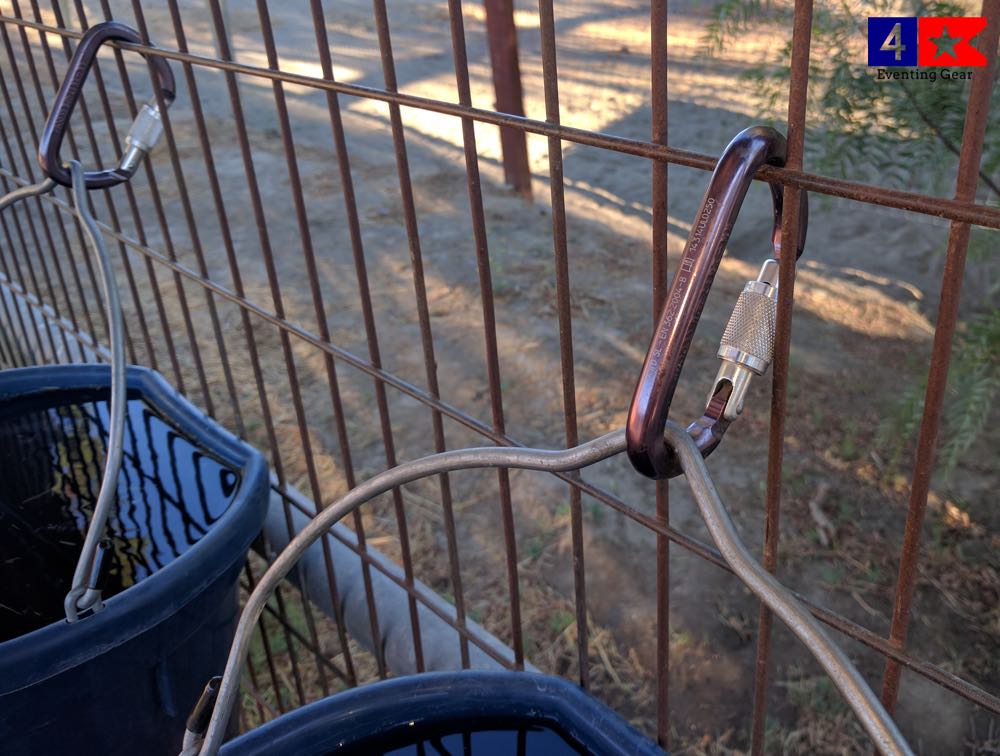 carabiner to hold water buckets