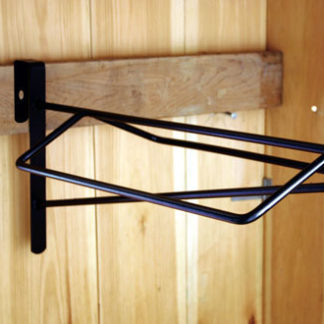 hanging metal saddle rack