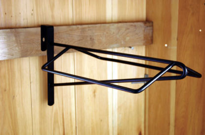 hanging metal saddle rack
