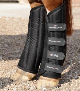 horse travel boots PEI black