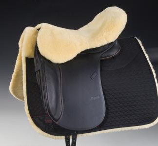 Sheepskin Seat Saver for English Saddles