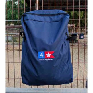 navy blue stall front storage bag