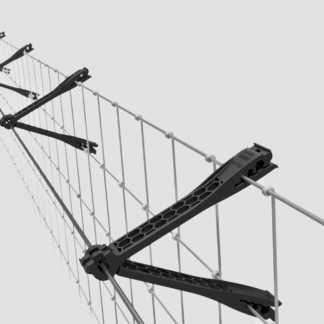 Electric Wire Insulators for No Climb Fence